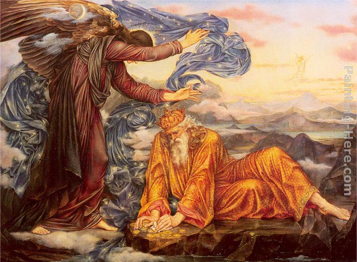 Earthbound painting - Evelyn de Morgan Earthbound art painting